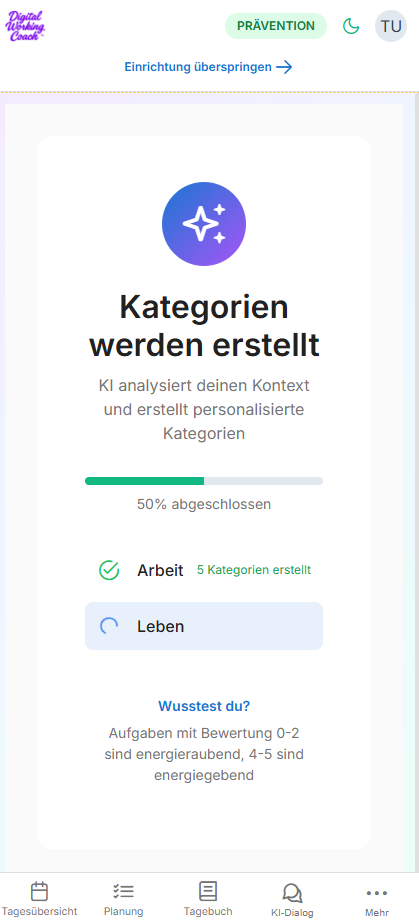 Vorschläge für passende Kategorien